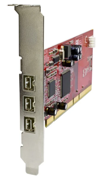 서버 컴퓨터를 위한 firewire 800 카드 — 스톡 사진