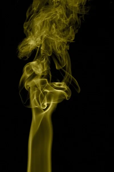 Green smoke, nice for colored abstract background — Stock Photo, Image