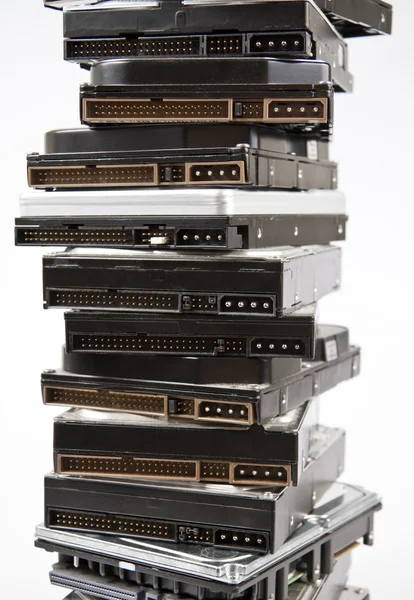 Stack of hard drive — Stock Photo, Image