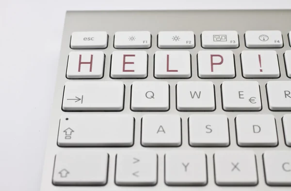 Hilfe! auf der Tastatur — Stockfoto
