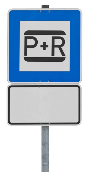 交通标志-公园和乘驾 (剪切路径包括) — 图库照片