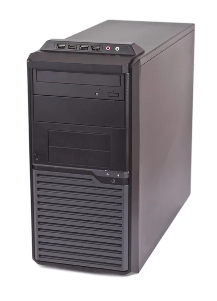 Desktop-Computer wie er in Büroinstallationen verwendet wird — Stockfoto