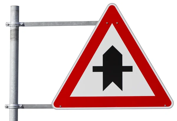 德国的路权标志 (包括剪切路径) — 图库照片