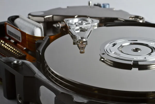 Hard disk drive in close up — Stock Photo, Image