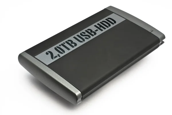 Externe USB-Festplatte — Stockfoto