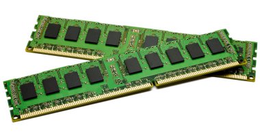 High performance DDR3 ECC computer memory clipart