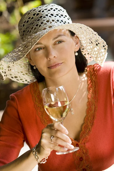 Sommerlicher Wein — Stockfoto