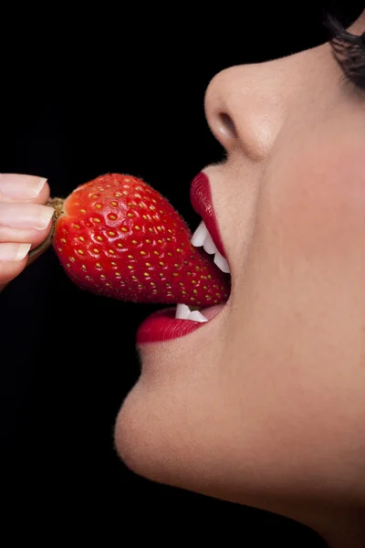 Sexy Strawberry — Stock Photo, Image