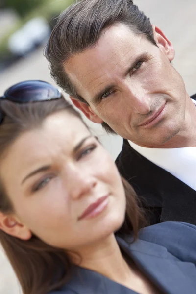 Portrait of Handsome Middle Aged Man and Woman Couple — Stock Photo, Image