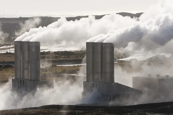 Stock image Geothermal Power Station in Iceland