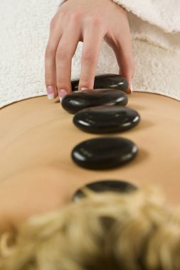 Hot Stone Massage clipart