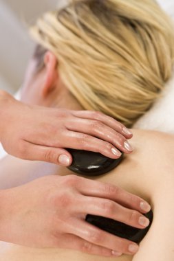 Hot Stone Massage clipart