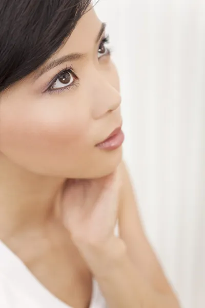 Close Up Portrait Beautiful Young Asian Chinese Woman — Stock Photo, Image