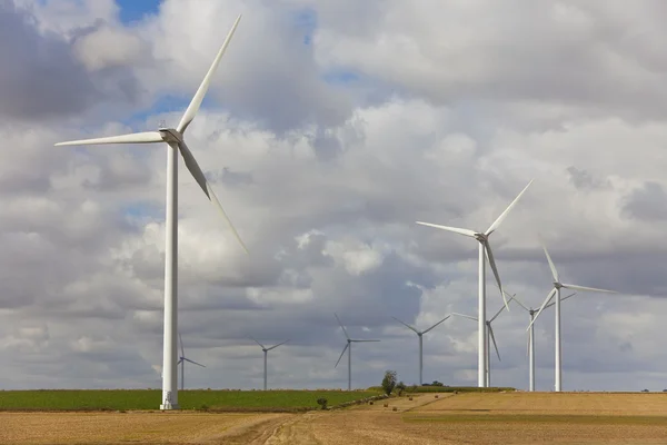 Groene energie windturbines — Stockfoto