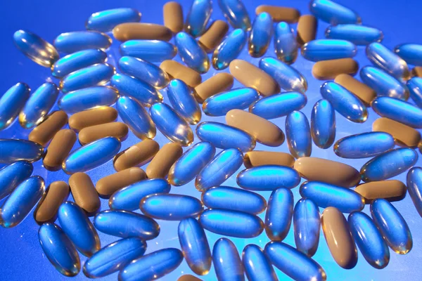 Geneeskunde tabletten pillen drugs farmaceutica en capsules — Stockfoto