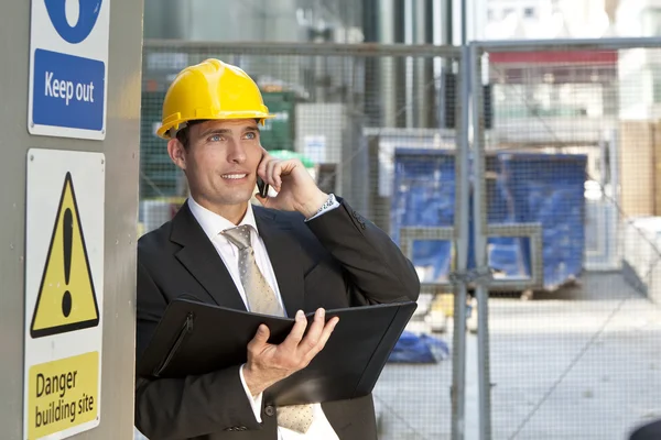 Construction Site Manager — Stock Photo, Image