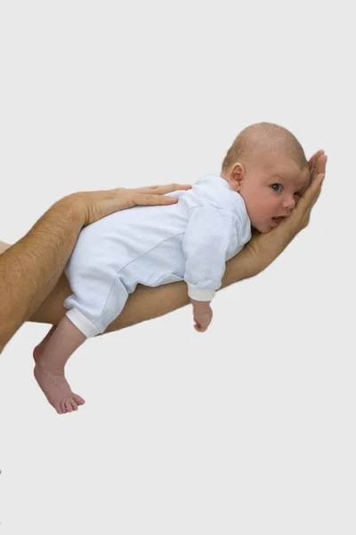 Segurando o bebê — Fotografia de Stock