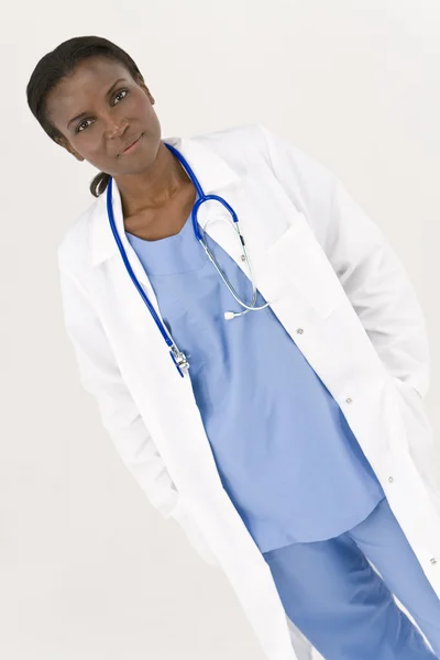 Afryki amerykański lekarz — Zdjęcie stockowe