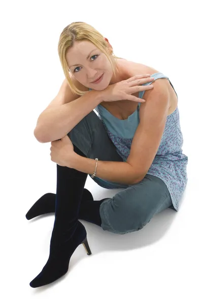 Relaxing In Boots — Stock Photo, Image