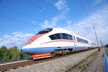 High-speed train. clipart