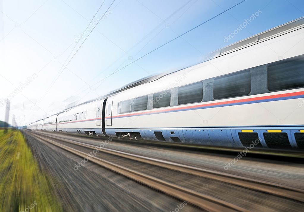 High-speed train.
