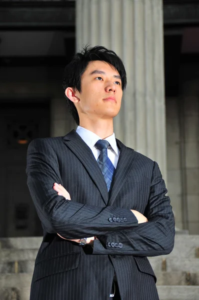Aziatische chinese man in verschillende denken vormen — Stockfoto