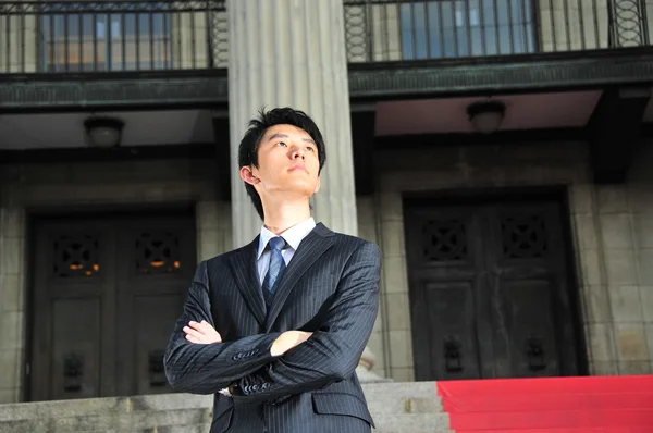 Ázsiai kínai ember a különböző gondolkodás jelentenek — Stock Fotó