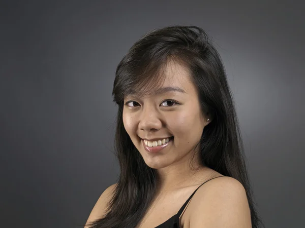Asiatisk kinesisk flicka i olika uttryck — Stockfoto
