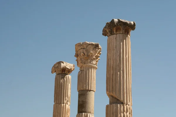 Antique columns at Ephesus — Stock Photo, Image