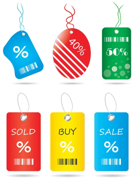 stock vector Price tags