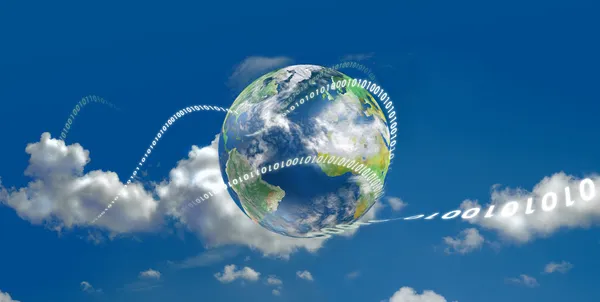Cloud Computing Evoluzione tecnologica — Foto Stock