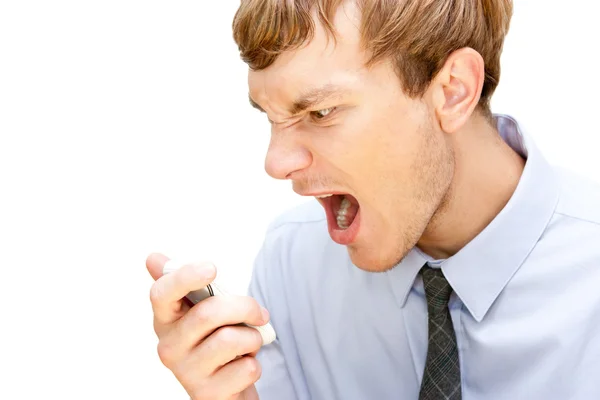 Angry manager — Stock Photo, Image