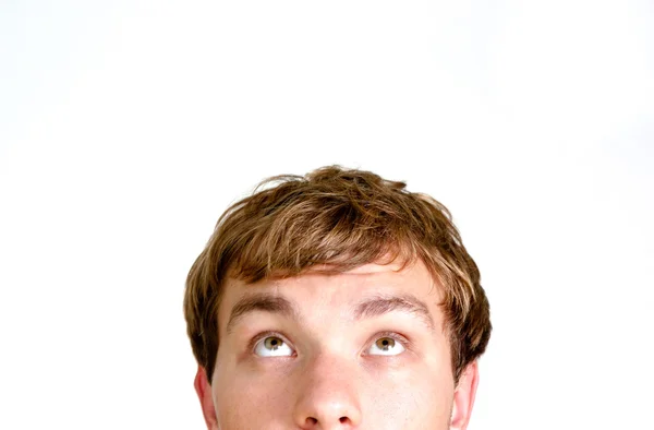 Das Gesicht eines halben Mannes — Stockfoto