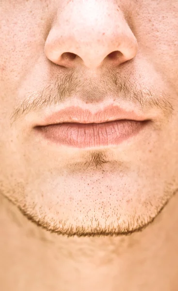 Mužská tvář — Stock fotografie