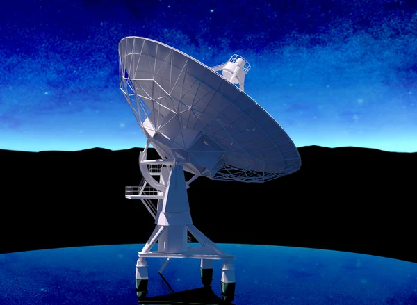 Radar (Radioteleskop) lizenzfreie Stockbilder