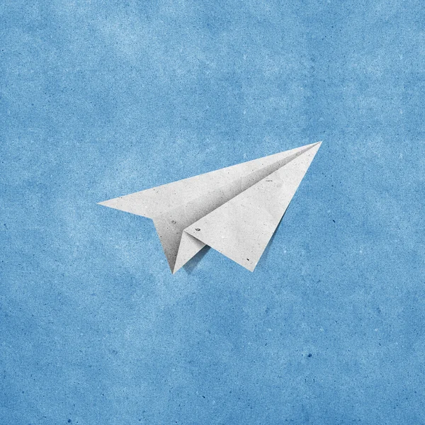 Uçakları geri dönüşümlü kağıt — Stok fotoğraf
