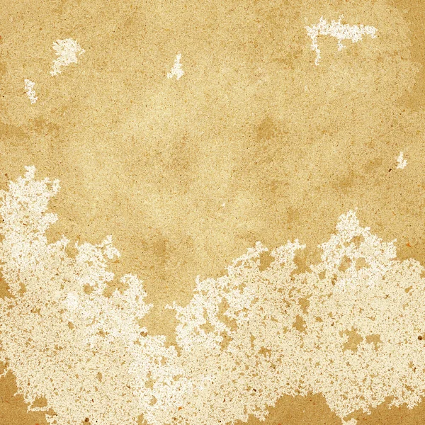 Grunge geri dönüştürülmüş kağıt arka plan üzerinde beyaz renkli boyalı — Stok fotoğraf