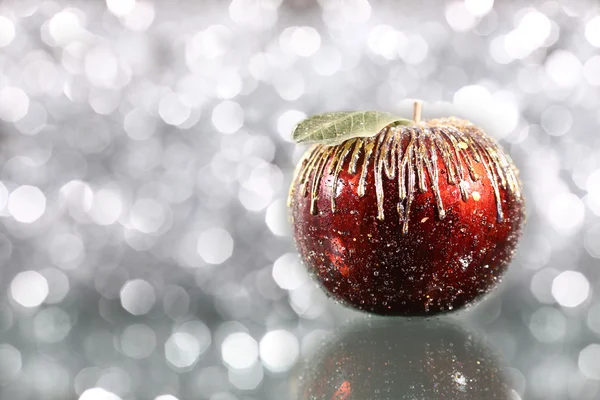 Boże Narodzenie jabłko — Zdjęcie stockowe