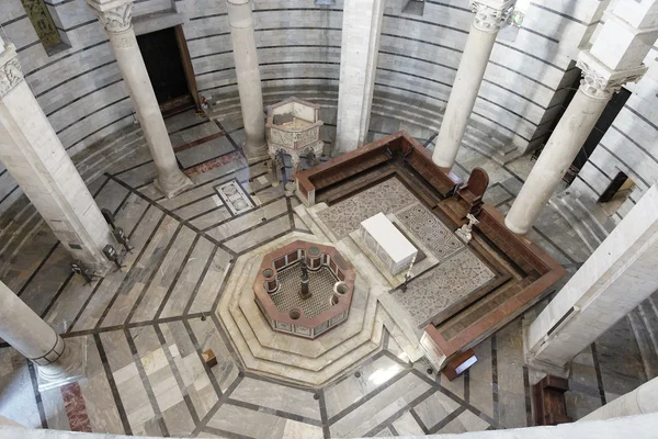 stock image Inside the Baptistery of Pisa Tuscany Italy