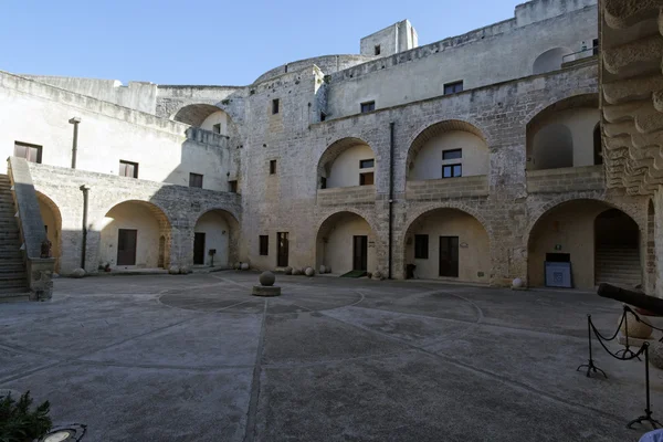 Interior of Aragonse Castle Puglia — Stock Photo, Image