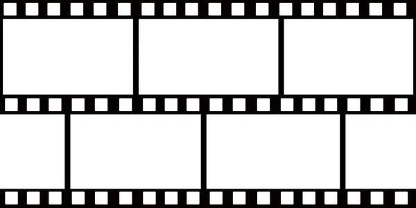 Rotolo di film e sfondo bianco — Foto Stock