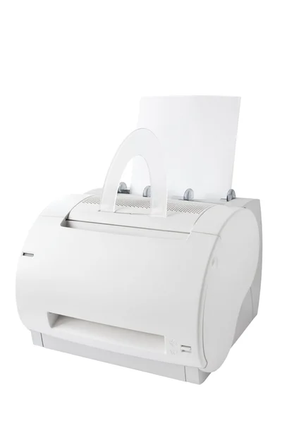 Impressora isolada sobre fundo branco — Fotografia de Stock