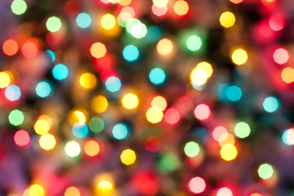 Cor Natal luzes abstratas — Fotografia de Stock