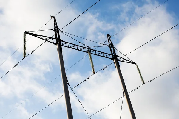 stock image Transmission power line