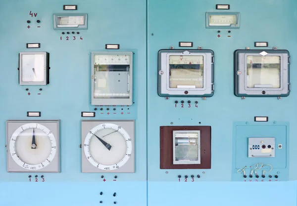 stock image Control panel with instrumentation