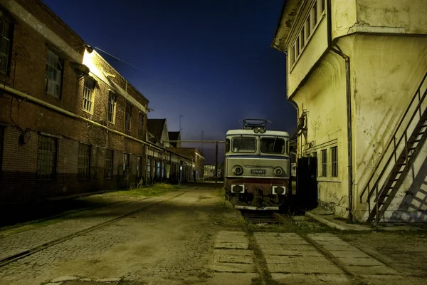 stock image Inside yard at the train depot