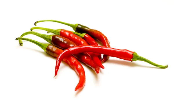 stock image Close up of red hot peppers
