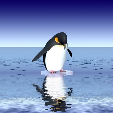 Fun penguins clipart