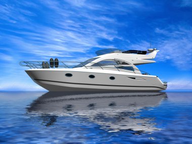 Luxury Yacht clipart