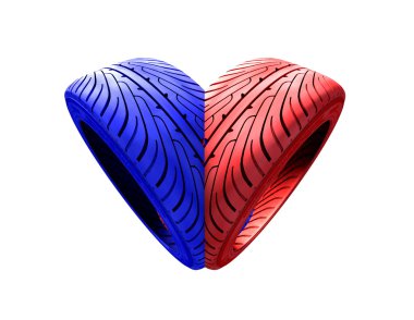 Tires heart clipart